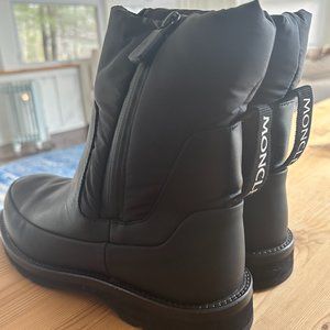 Moncler Leather Waterproof Boots